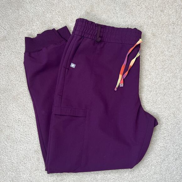 Figs Pants - FIGS Lesage Jogger Scrub Pants Plum Purple Technical Collection Size Large